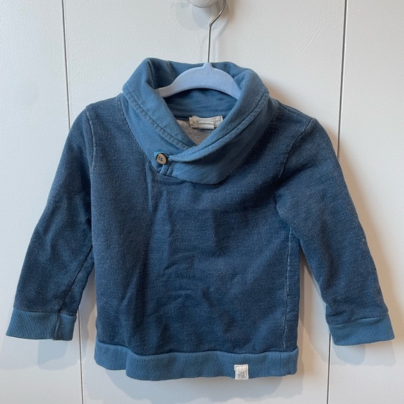 Burt’s Bees Baby Cowl Neck Sweater - Picture 1 of 3